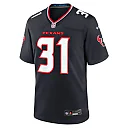 Zennovawear Men's Houston Texans Dameon Pierce Navy Game Jersey