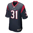 Zennovawear Men's Houston Texans Dameon Pierce Navy Game Player Jersey