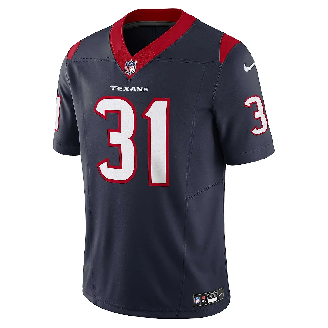 Zennovawear Men's Houston Texans Dameon Pierce Navy Vapor F.U.S.E. Limited Jersey