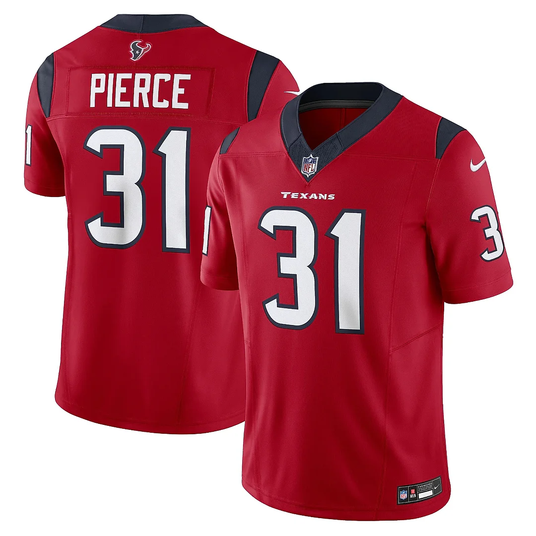 Zennovawear Men's Houston Texans Dameon Pierce Red Vapor F.U.S.E. Limited Jersey