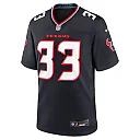 Zennovawear Men's Houston Texans Dare Ogunbowale Navy Team Game Jersey