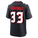 Zennovawear Men's Houston Texans Dare Ogunbowale Navy Team Game Jersey