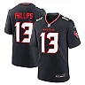 Zennovawear Men's Houston Texans DelShawn Phillips Navy Team Game Jersey