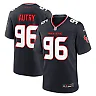 Zennovawear Men's Houston Texans Denico Autry Navy Team Game Jersey