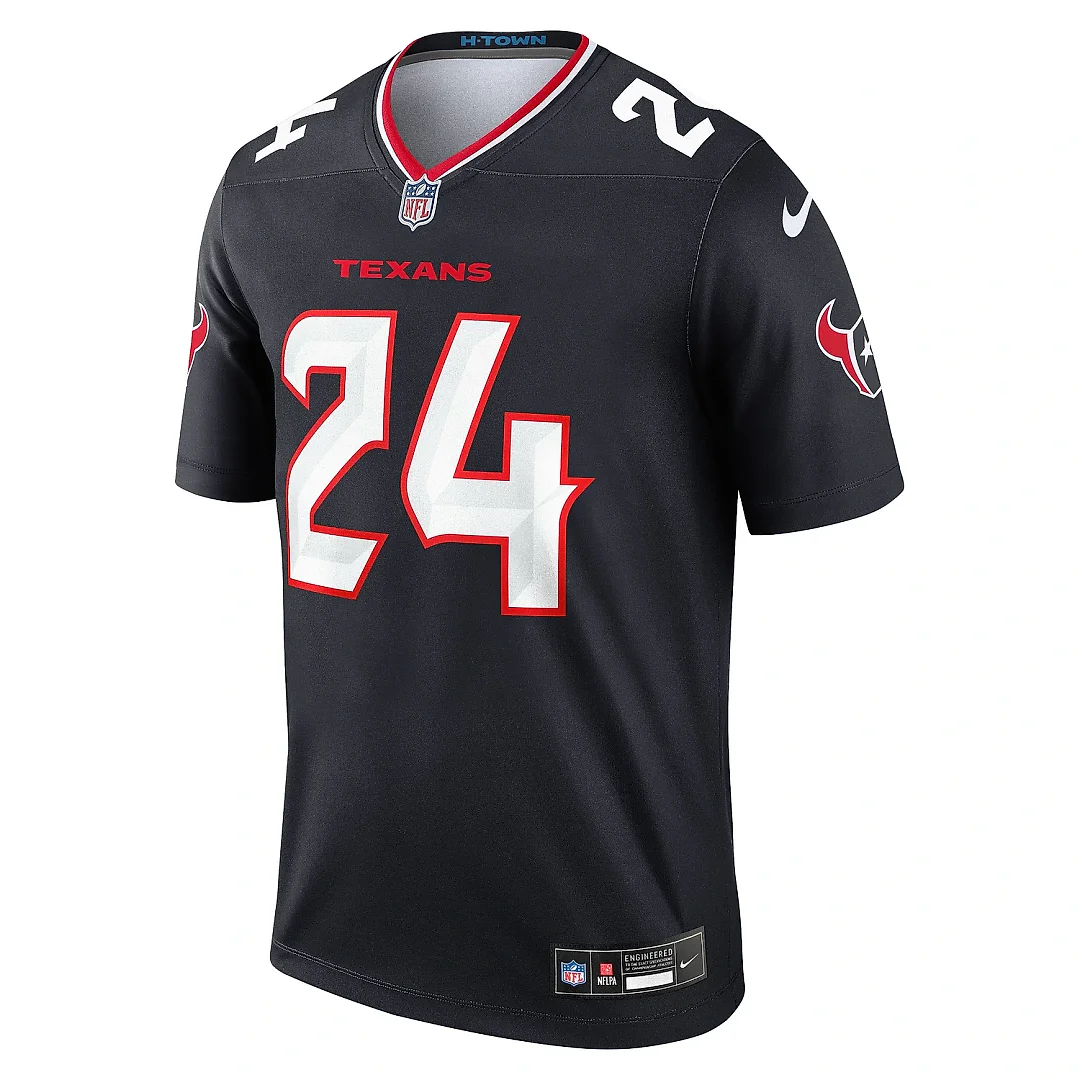 Zennovawear Men's Houston Texans Derek Stingley Jr. Navy Team Legend Player Performance Top