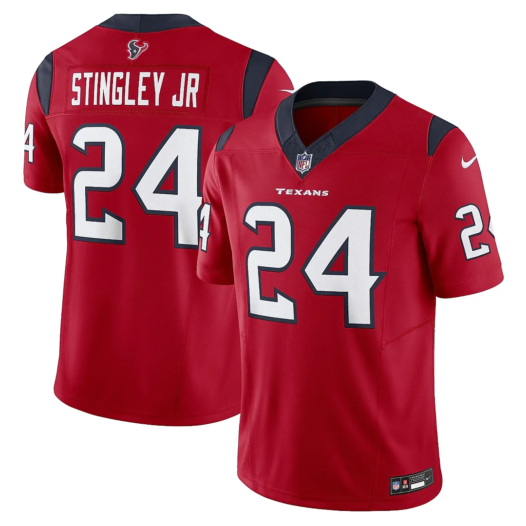 Zennovawear Men's Houston Texans Derek Stingley Jr. Red Vapor F.U.S.E. Limited Jersey