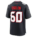Zennovawear Men's Houston Texans Dieter Eiselen Navy Team Game Jersey