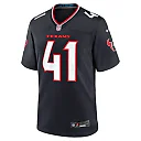 Zennovawear Men's Houston Texans Gregory Junior Navy Team Game Jersey