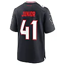 Zennovawear Men's Houston Texans Gregory Junior Navy Team Game Jersey