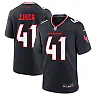 Zennovawear Men's Houston Texans Gregory Junior Navy Team Game Jersey