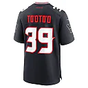 Zennovawear Men's Houston Texans Henry To'oto'o Navy Team Game Jersey
