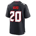 Zennovawear Men's Houston Texans Jimmie Ward Navy Team Game Jersey