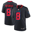 Zennovawear Men's Houston Texans John Metchie III Navy 2nd Alternate Game Jersey