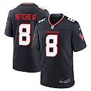 Zennovawear Men's Houston Texans John Metchie III Navy Team Game Jersey