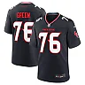 Zennovawear Men's Houston Texans Kenyon Green Navy Team Game Jersey