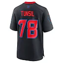 Zennovawear Men's Houston Texans Laremy Tunsil Navy 2nd Alternate Game Jersey