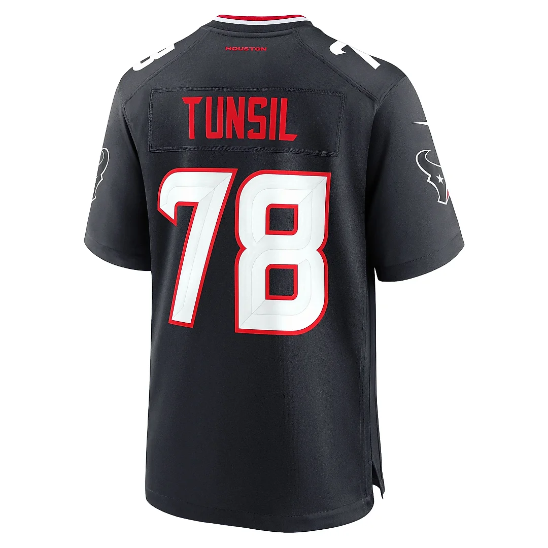 Zennovawear Men's Houston Texans Laremy Tunsil Navy Team Game Jersey