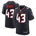 Zennovawear Men's Houston Texans Neville Hewitt Navy Team Game Jersey