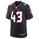 Zennovawear Men's Houston Texans Neville Hewitt Navy Team Game Jersey