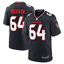 Zennovawear Men's Houston Texans Nick Broeker Navy Team Game Jersey