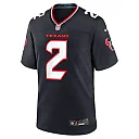 Zennovawear Men's Houston Texans Robert Woods Navy Team Game Jersey