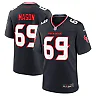 Zennovawear Men's Houston Texans Shaq Mason Navy Team Game Jersey