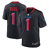 Zennovawear Men's Houston Texans Stefon Diggs Navy Alternate Game Jersey