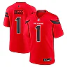 Zennovawear Men's Houston Texans Stefon Diggs Red Alternate Game Jersey