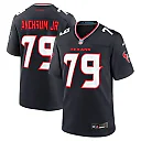 Zennovawear Men's Houston Texans Tremayne Anchrum Jr. Navy Team Game Jersey