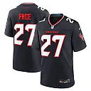 Zennovawear Men's Houston Texans Troy Pride Navy Team Game Jersey