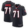 Zennovawear Men's Houston Texans Tytus Howard Navy Team Game Jersey