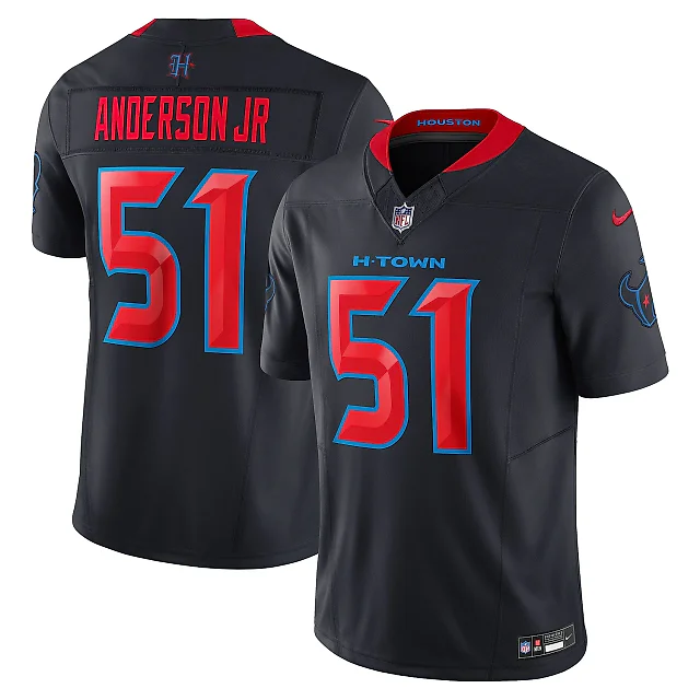 Zennovawear Men's Houston Texans Will Anderson Jr. Navy 2nd Alternate Vapor F.U.S.E. Limited Jersey