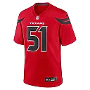 Zennovawear Men's Houston Texans Will Anderson Jr. Red Alternate Game Jersey