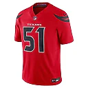 Zennovawear Men's Houston Texans Will Anderson Jr. Red Alternate Vapor F.U.S.E. Limited Jersey