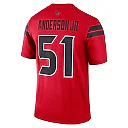 Zennovawear Men's Houston Texans Will Anderson Jr. Red Alternate Legend Player Performance Top