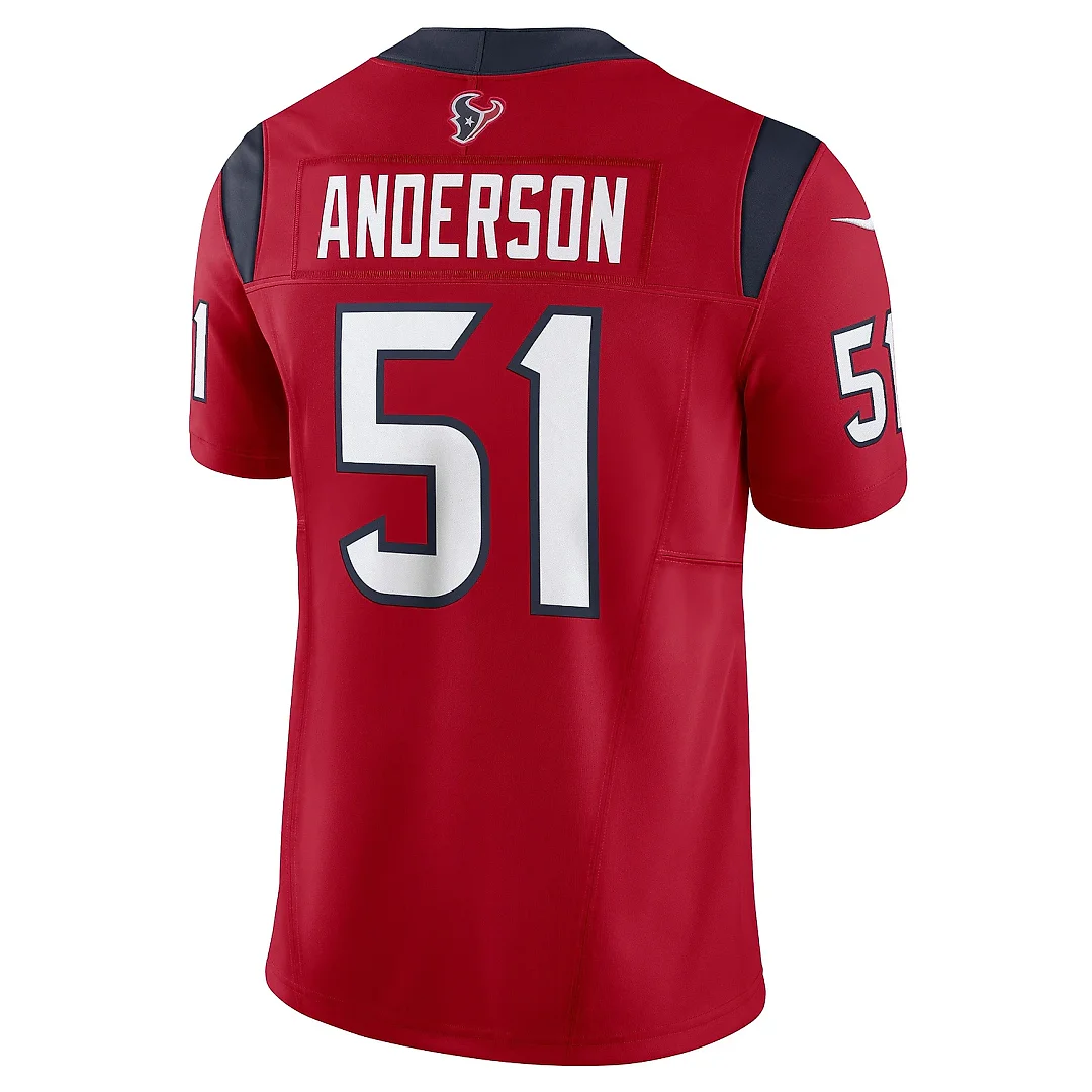 Zennovawear Men's Houston Texans Will Anderson Jr. Red Vapor F.U.S.E. Limited Jersey
