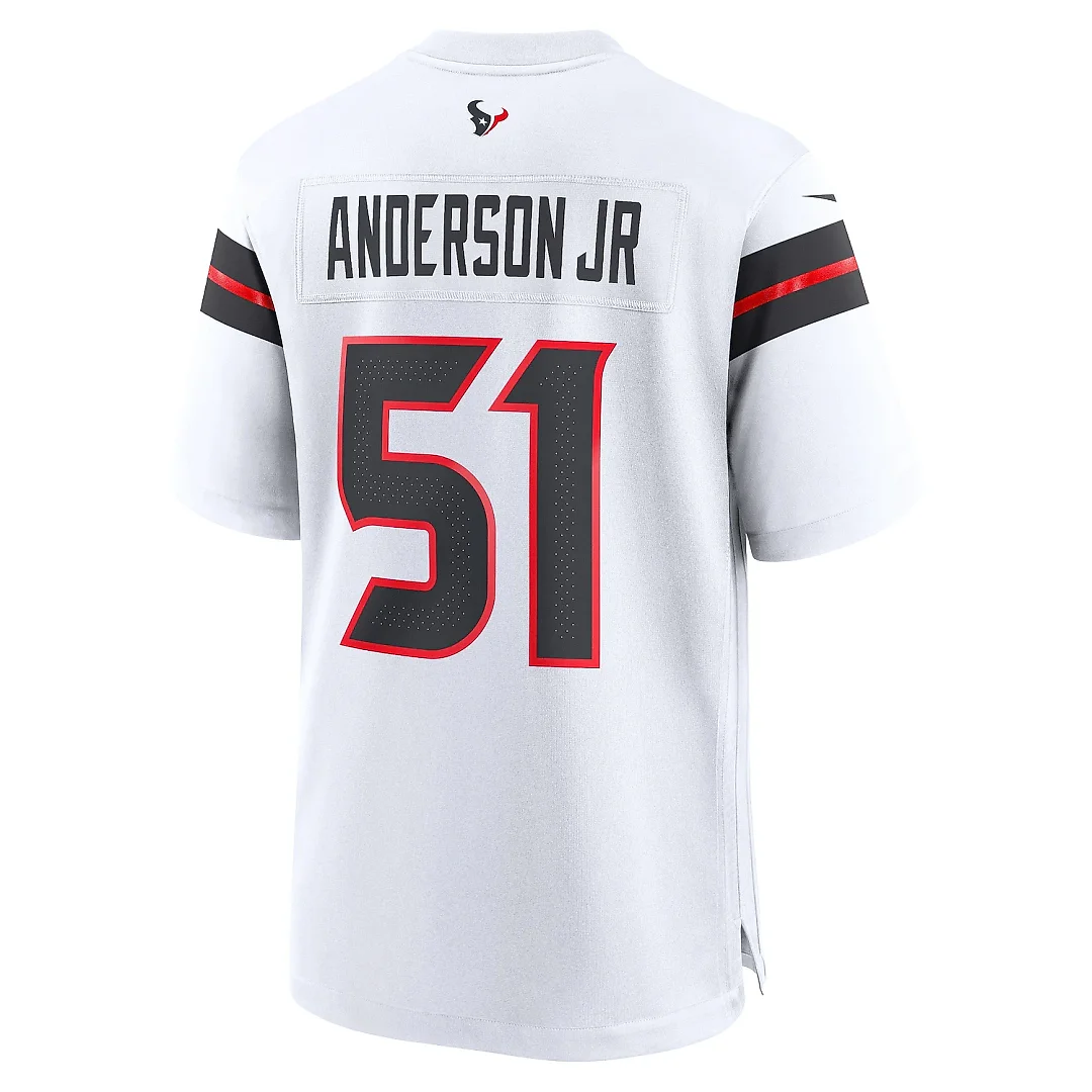 Zennovawear Men's Houston Texans Will Anderson Jr. White Game Jersey