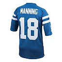 Zennovawear Men's Indianapolis Colts 1998 Peyton Manning Mitchell & Ness Royal Throwback Retired Player Jersey