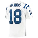 Zennovawear Men's Indianapolis Colts 2006 Peyton Manning Mitchell & Ness White Throwback Retired Player Jersey