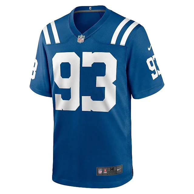 Zennovawear Men's Indianapolis Colts Adam Gotsis Royal Team Game Jersey