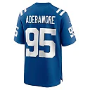 Zennovawear Men's Indianapolis Colts Adetomiwa Adebawore Royal Team Game Jersey