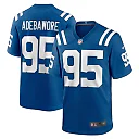Zennovawear Men's Indianapolis Colts Adetomiwa Adebawore Royal Team Game Jersey