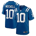 Zennovawear Men's Indianapolis Colts Adonai Mitchell Royal Player Game Jersey