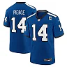 Zennovawear Men's Indianapolis Colts Alec Pierce Royal Indiana Nights Alternate Game Jersey
