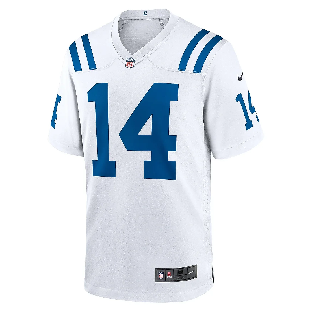 Zennovawear Men's Indianapolis Colts Alec Pierce White Away Game Player Jersey