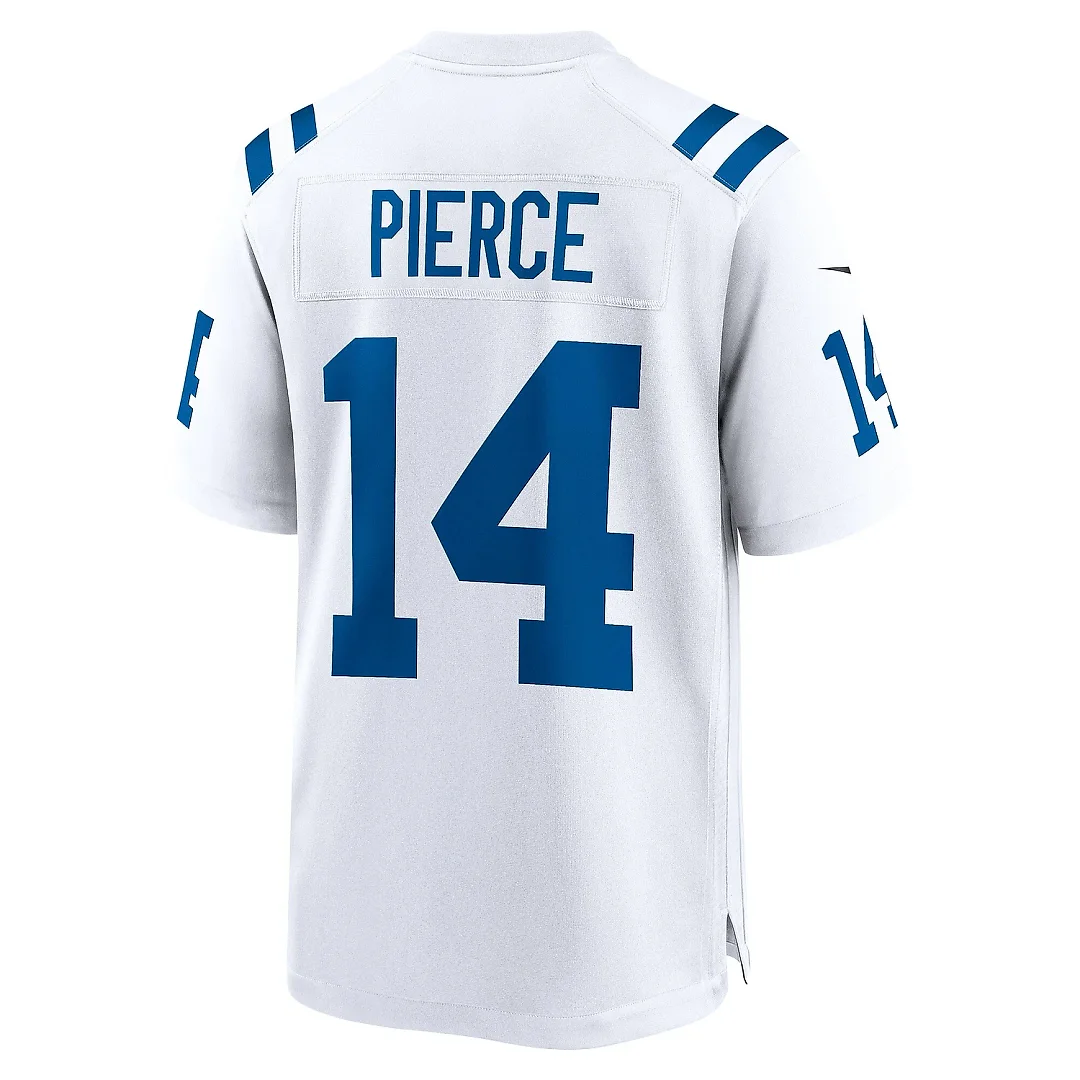 Zennovawear Men's Indianapolis Colts Alec Pierce White Away Game Player Jersey