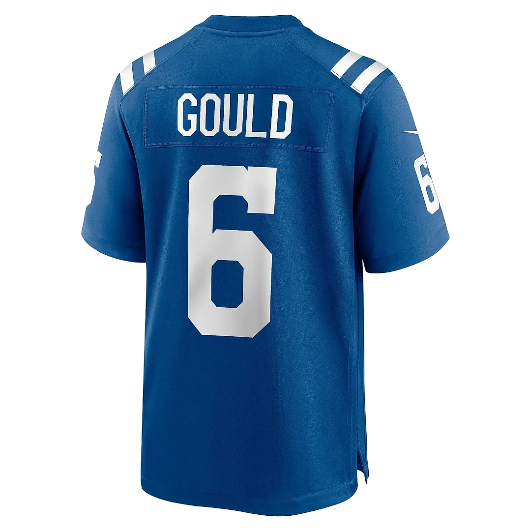 Zennovawear Men's Indianapolis Colts Anthony Gould Royal Game Jersey