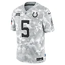 Zennovawear Men's Indianapolis Colts Anthony Richardson Arctic Camo 2024 Salute to Service Limited Jersey