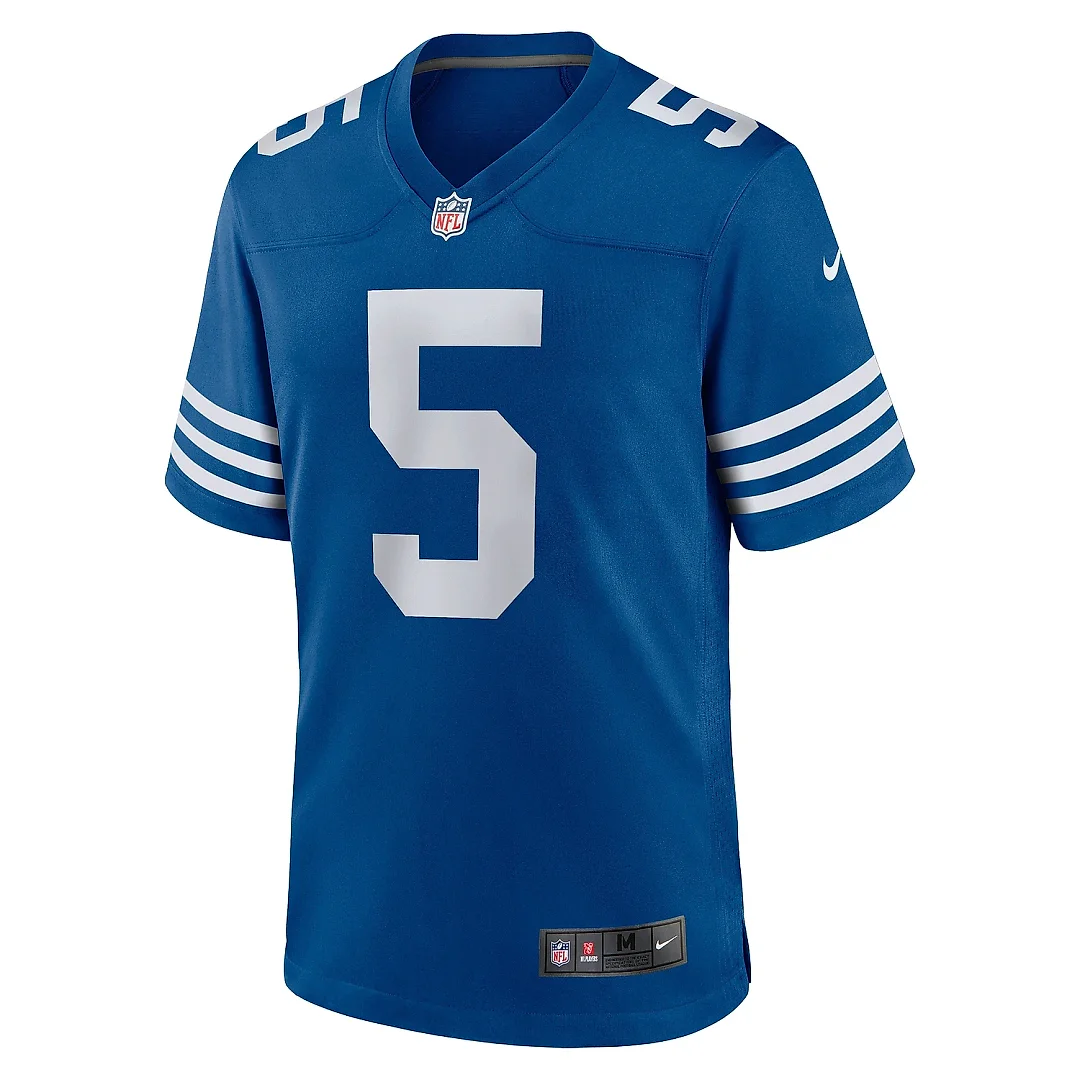Zennovawear Men's Indianapolis Colts Anthony Richardson Royal Alternate Game Jersey