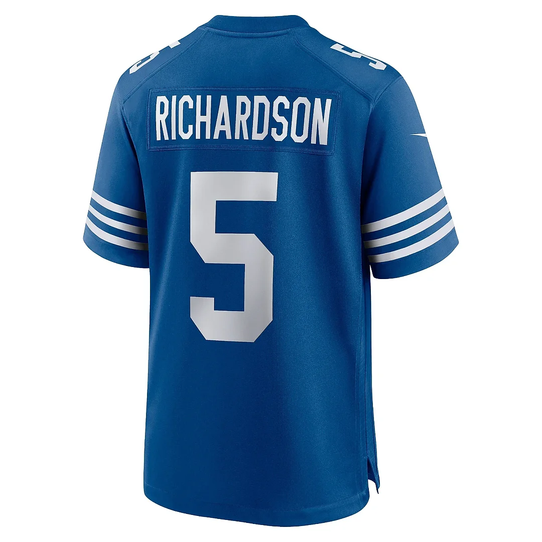 Zennovawear Men's Indianapolis Colts Anthony Richardson Royal Alternate Game Jersey